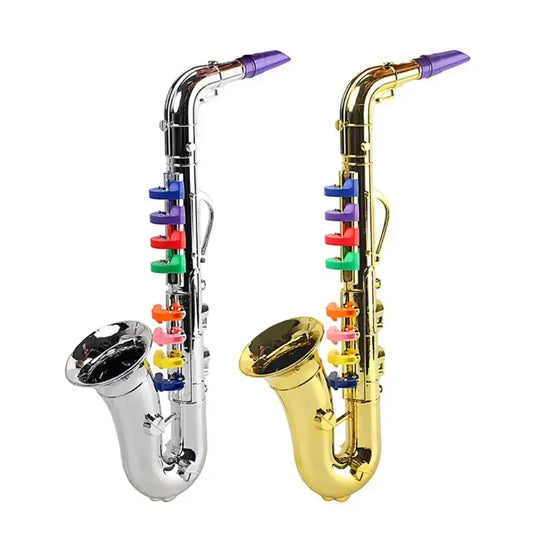 Kids Saxophone Mini Saxophone Toy Kids Trumpet With Sound Plastic Trumpet Toy Musical Instrument Toys for Kids Learning