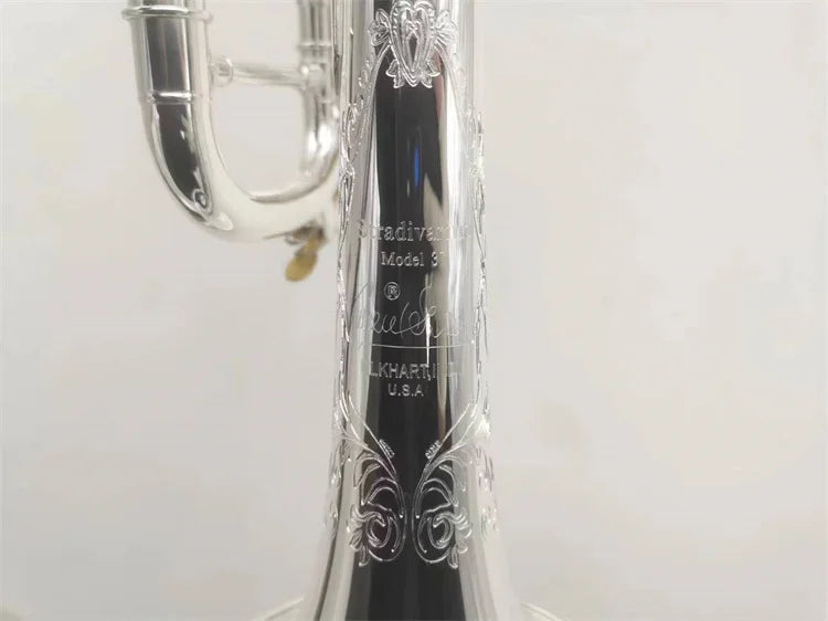Trumpet Stradivarius 180s-37 Anniversary Silver Trumpet Pipe Flat Instrument Brass Strudents