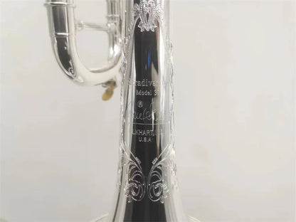 Trumpet Stradivarius 180s-37 Anniversary Silver Trumpet Pipe Flat Instrument Brass Strudents