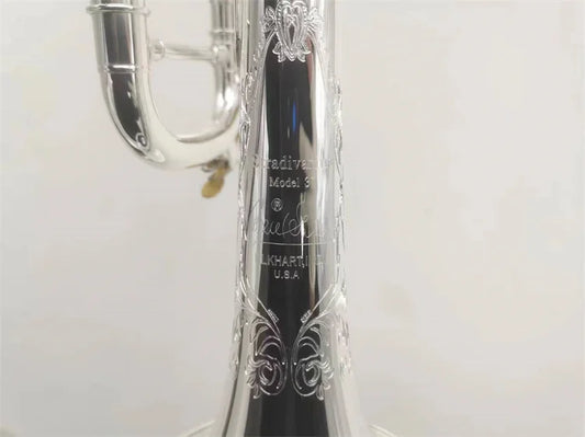 Trumpet Stradivarius 180s-37 Anniversary Silver Trumpet Pipe Flat Instrument Brass Strudents