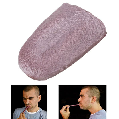 1 Pcs Horrible Stretchable Tongue Realistic Magic Tongue Fake Tongue Specially Function for Halloween Decompression Toy