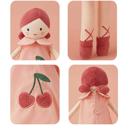 35/38cm Pink Dress Girl Soft Plush Toy Crown Princess Stuffed Girl Doll Nortic Style Home Decor Doll Kids Birthday Gift Juguetes