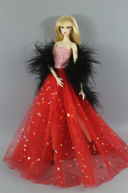 1 Set Doll Clothes Gown for 11.5 Inch 30cm Doll Many Style for Choice Gifts for Girls Doll Accessories