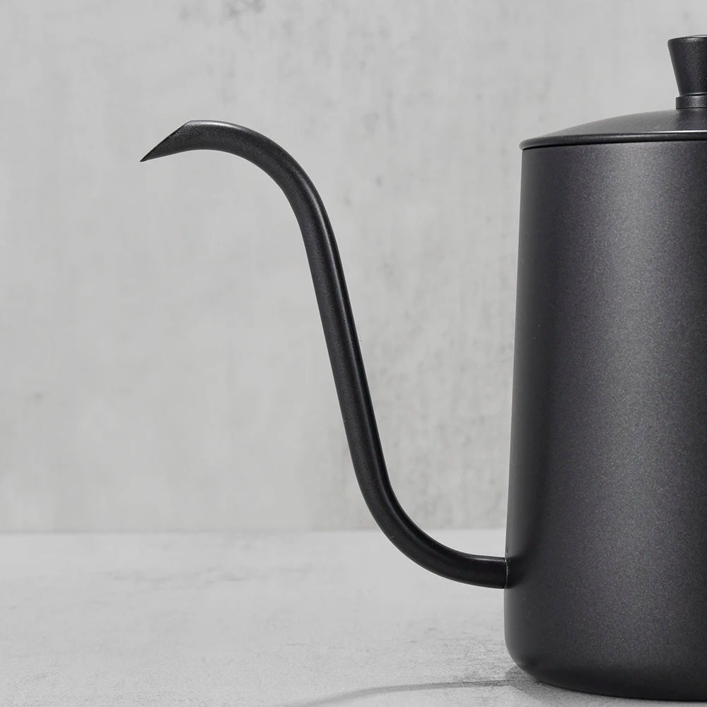 Drip Kettle 350ml 600ml Coffee Tea Pot Non-Stick Coating Food Grade Stainless Steel Gooseneck Drip Kettle Swan Neck Thin Mouth