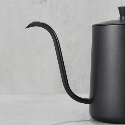 Drip Kettle 350ml 600ml Coffee Tea Pot Non-Stick Coating Food Grade Stainless Steel Gooseneck Drip Kettle Swan Neck Thin Mouth