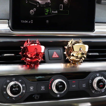 Bulldog Car Air Freshener Perfume Clip Fragrance Diffuser Auto Vents Scent Odor Freshener Perfume Interior Accessories