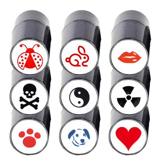 1PC GOG Golf Ball Stamper Stamp Impression Seal Marker Quick-Dry Plastic Multicolors Golf Adis Symbol for Golfer Gift New