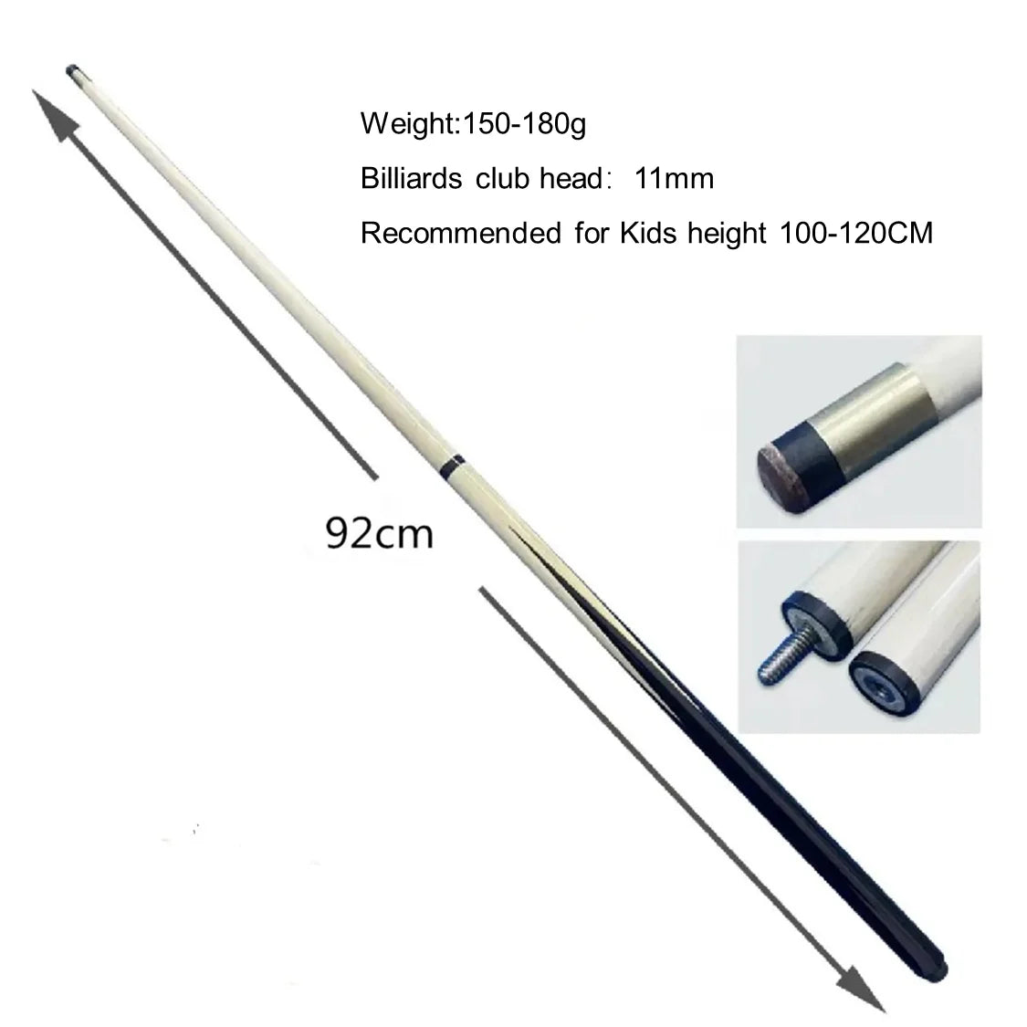 Kids Pool Cue Portable Billiard Pool Stick for Games Children Billiards