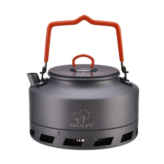 1.1/1.6l  Outdoor Camping Hiking Portable Kettle Collector Heat Ring Coffee Water Kettle Teapot