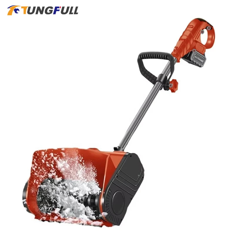 Foldable Snow Blower School Road Snow Clearing Greenhouse Snow Removal Machine Electric Lithium Battery Snow Shovel Thrower