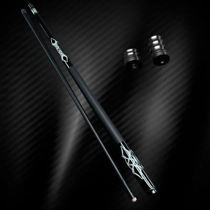 Professional Carbon Fiber Glass Composite Billiards Cue 13mm Tip Angry Pool Cue Stick for Pro Level Player