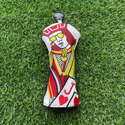 Kings and Queens and Knights Golf Club Wood Headcovers Driver Fairway Woods Hybrid Cover Photographing in Kind Fast Delivery