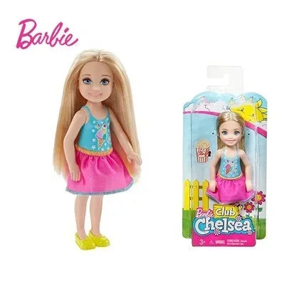 Original Barbie Mini Chelsea 10cm Dolls for Girls Genuine Top Brand Mattel Toys for Kids Children Baby Christmas Birthday Gifts