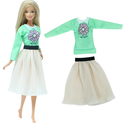 BJDBUS Doll Dress Newest Handmade Party High Quality Accessories Clothes for Barbie Doll Cloth Baby Girl Gift Toy Pants Skirt