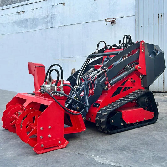 Derette Factory Direct Sale Snow Thrower Blower Snowplow Snow Sweeper for DRT450 Mini Skid Steer Loader Front End