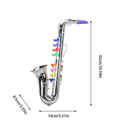 Toy Saxophone Saxophone Model Toy Multifunctional Early Educational Toys Simulation Musical Instrument for Toddler Girls Boys
