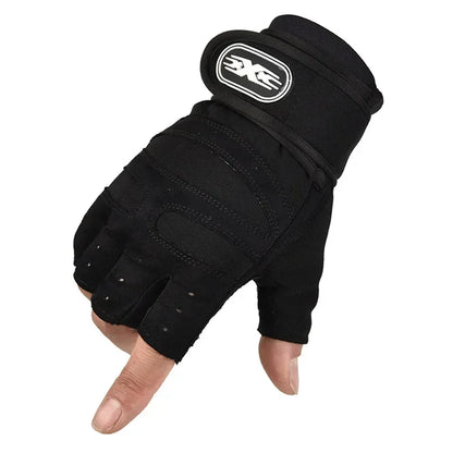 Gym Gloves for Men Women Fitness Weight Lifting Wristband Gloves Body Building Training Sports Exercise Cycling Glove Shockproof
