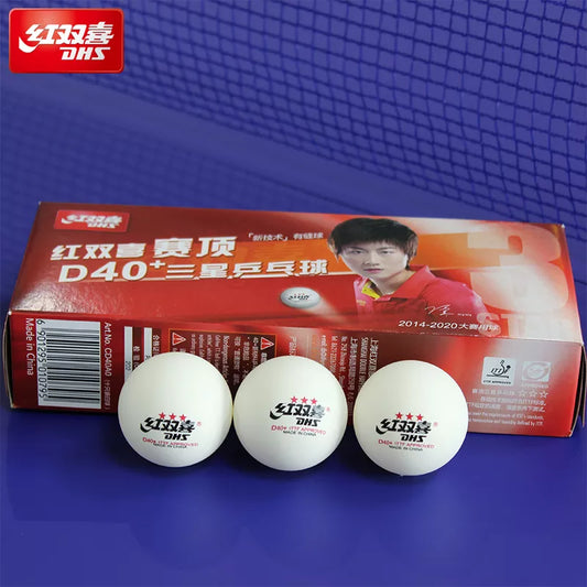 10 Balls/Box Newest DHS 3-Star 1-Star D40+ Table Tennis Balls New Material Plastic Poly Ping Pong Balls