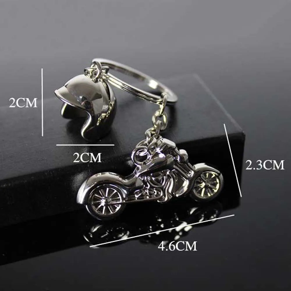 Hot Smart Car Key Holder for Car Styling Accessories Motorcycle Helmet Key Rings Motor Keychain Metal Motocross Car Accessories