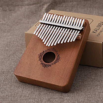 Kalimba 17 Keys Thumb Piano High Quality Wood Mahogany Mbira Body Afircan Sanza With Kalimba Bag Creative Music Box Finger Piano