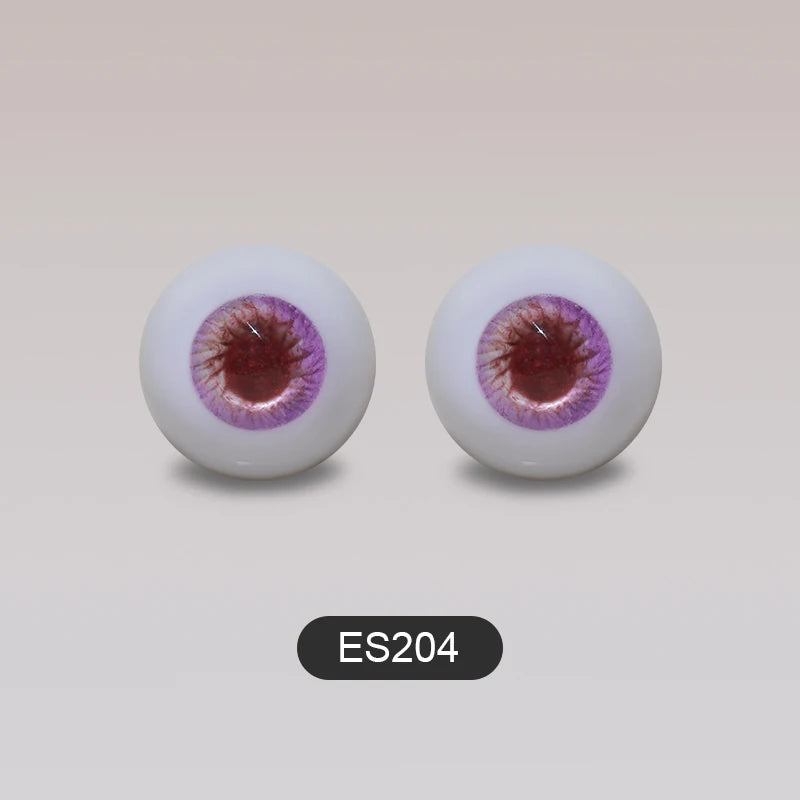 BJD Eyes Resin 8mm to 20mm Handscraft Colourful Flat Base Life Like Anime Eye Dolls Accessories