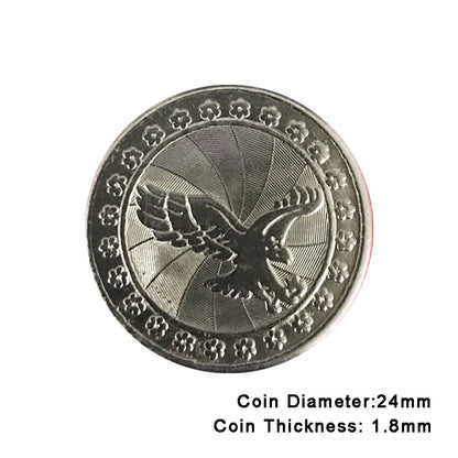 100pcs Arcade Game Coin Token Stainless Steel Coin Tokens Custom Tokens for Arcade MAME JAMMA Amusement Cabinet Vending Machines