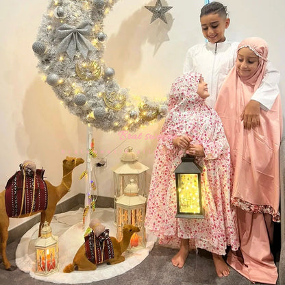 2023 Ramadan Kareem Tree Skirt Eid Mubarak Decorations for Home Islam Muslim Party Decor