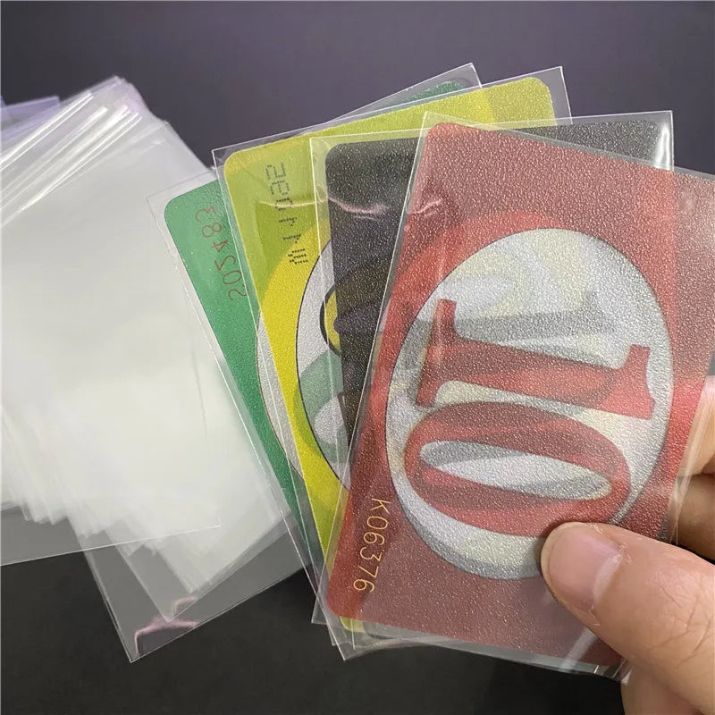 300pcs/Lot Multi-Size Transparent Card Protector Magic Board Game Tarot Case Gathering Poker Card Sleeves