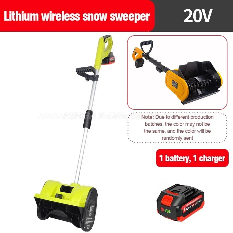 Snow Plow Electric Hand-Pushed Snow Blower Small Snow Clearing Equipment for Road  Snow Shoveling Household Snow Removal Machine