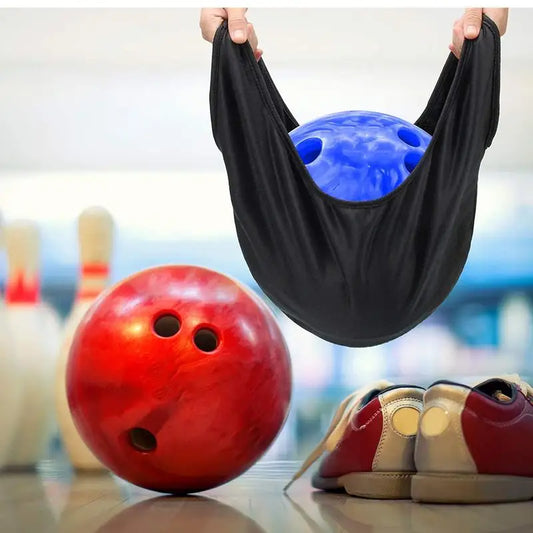 Bowling Ball Wiping-Bag Microfiber Polished Bowling Cleaning Towel Bowling Storage Bag Wiping Cloth Accessories