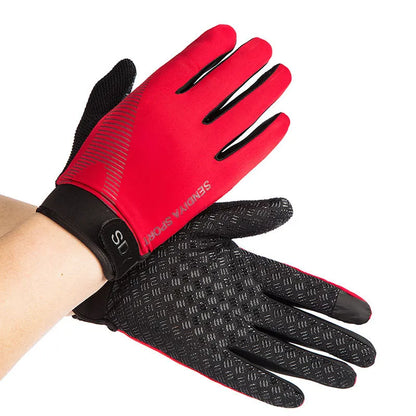 Men Cycling Gloves Full Finger Touch Screen Motorcycle Bicycle Mtb Bike Gloves Gym Training Gloves Outdoor Fishing Hand Guantes