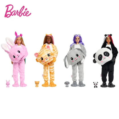 100% Original Fashion Mattel Barbie Cutie Reveal Dolls for Girls in Costume Top Brand Toys for Girls Birthday Christmas Gifts