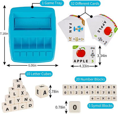Children's Educational Toys Supporting Alphabet Arithmetic Games for Boys Girls 4-12 Years Old Gift Toys Early Education Tools
