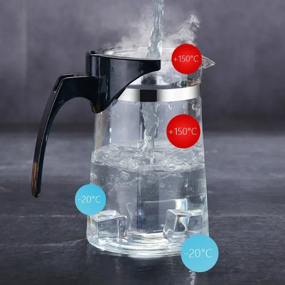 Heat Resistant Glass Teapot With Infuser Filter Chinese Kung Fu Puer Oolong Tea Teapot 500ml-900ml  Tea Pot Water Kettle