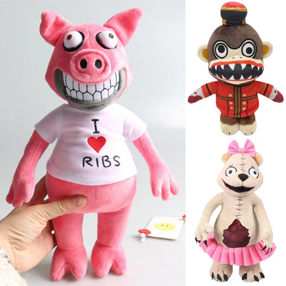 Game Dark Deception Plush Toys Anime Mama Bear Dread Ducky Murder Monkey Stuffed Doll  Animals Plushie Figure Christmas Gift