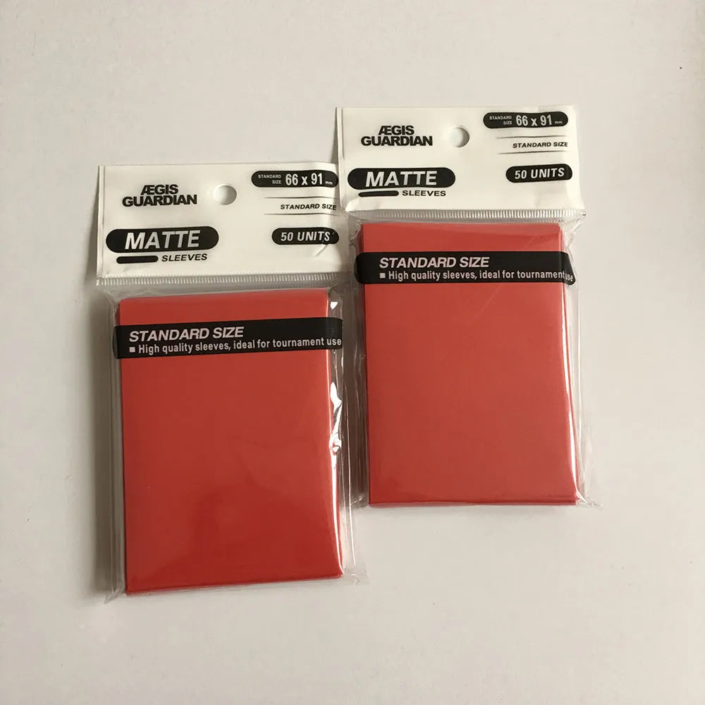 100PCS Matte TCG Card Sleeve  Mtg Yugioh Deck Protector Photocard Case Tarot : 66x91mm
