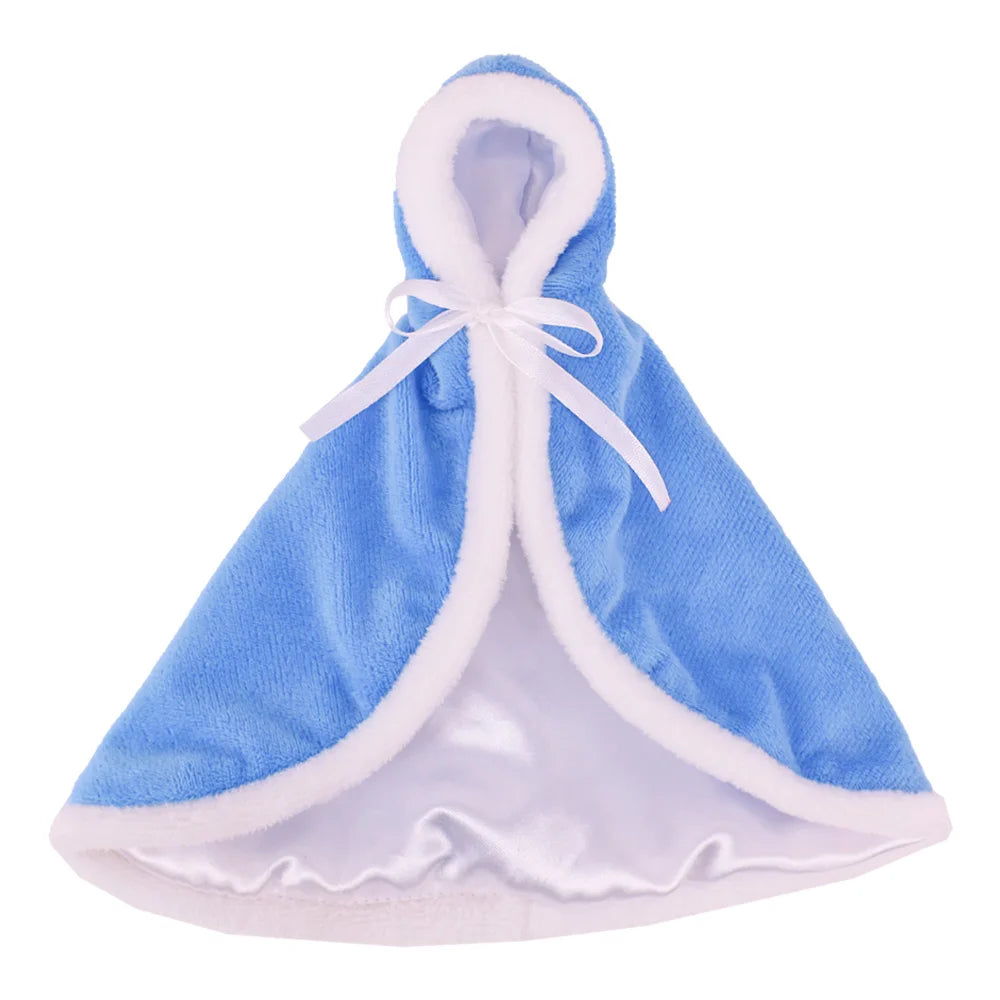 12 Styles Solid Color Pop Doll Cloak Doll Clothes for 11.8 Inch Barbiees&BJD&30CM Elf Doll Clothing Accessories Girl's Toys Gift