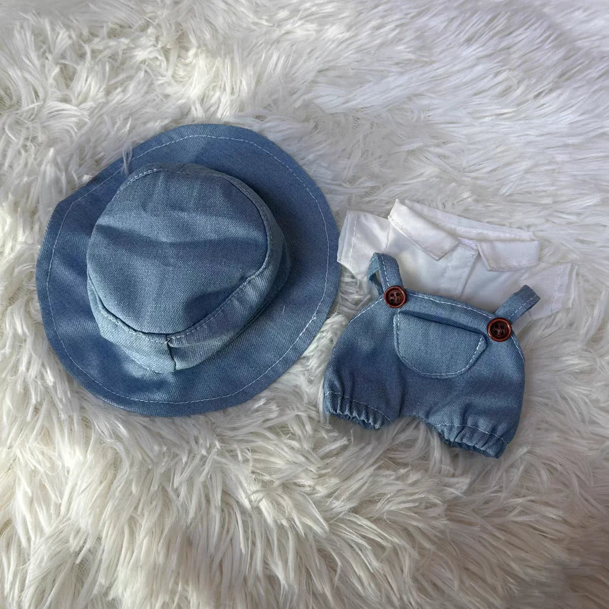 Spot Handmade 17 Cm Cute Mini Doll Clothing Accessories Doll Cotton Doll Suitable for Dolls Not Included