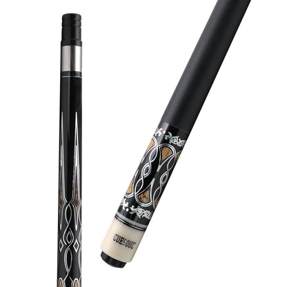 CUESOUL Maple Billiard Pool Cue Stick 58inch 21oz Pool Cue 13mm Cue Tip With Brown Cue Bag