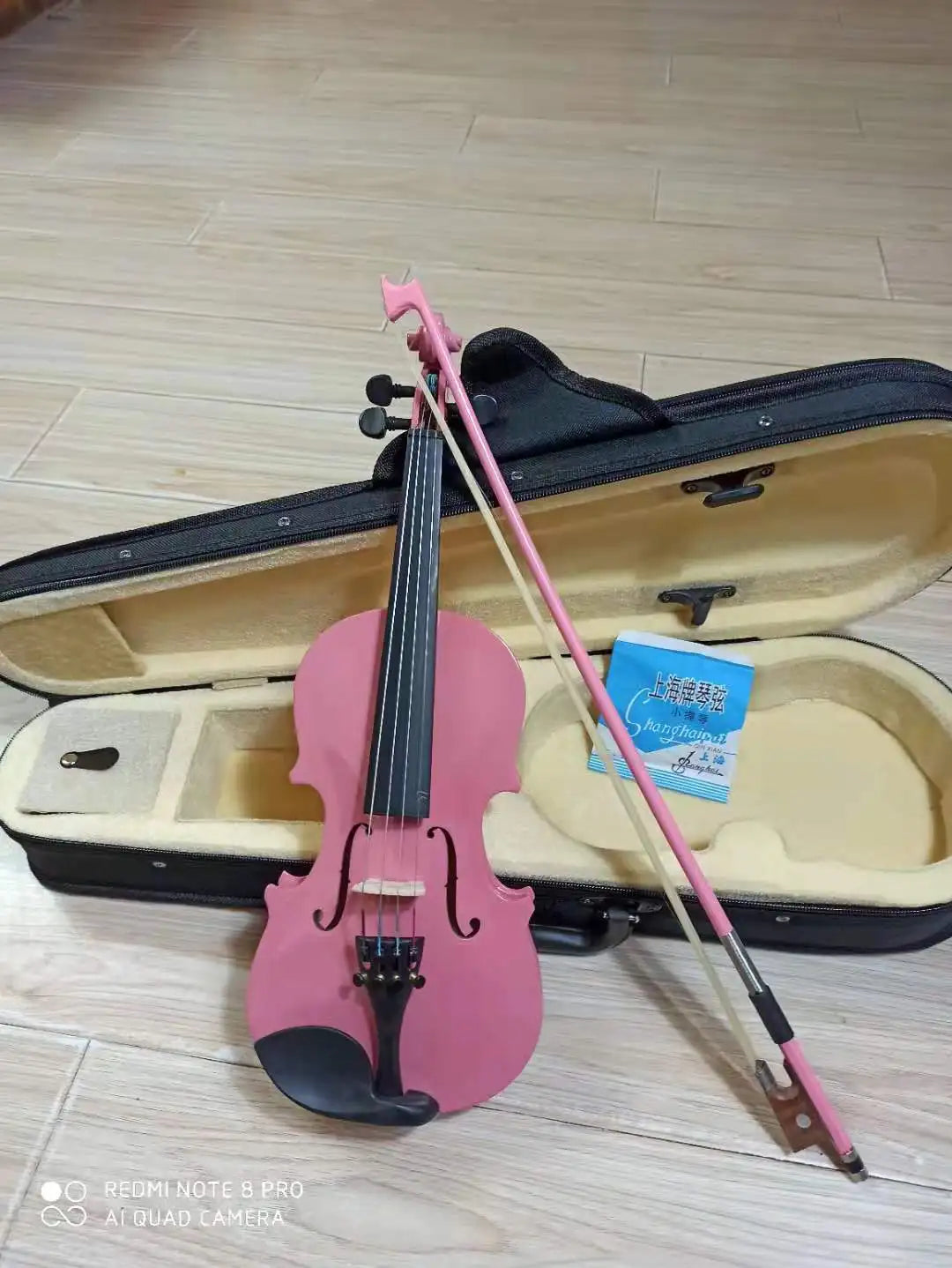 1/8 Pink Violin for Children