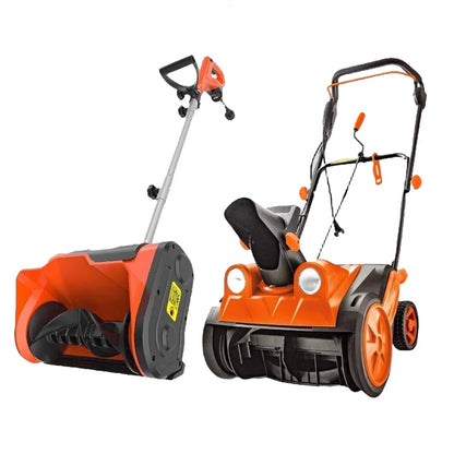 Snow Removal Machine Electric Snow Plow Hand-Pushed Snow Blower Small Snow Clearing Equipment for Road Snow Shoveling