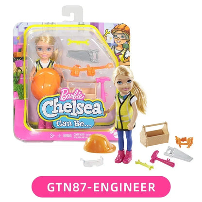 Original Barbie Mini Chelsea 10cm Dolls for Girls Genuine Top Brand Mattel Toys for Kids Children Baby Christmas Birthday Gifts