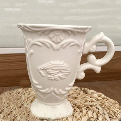 The Italian Baroque Style Ceramic Coffee Tea Set Coffee Pot Tea Kettle Teapot Creative Coffee Mugs