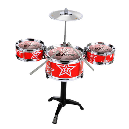 Kids Drum Set Toddlers Instrument Set Playset Portable for Girls Boys Gifts