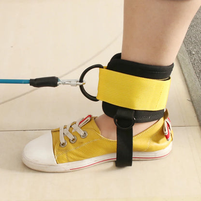 Gym Ankle Straps Double D-Ring Adjustable Neoprene Padded Cuffs Ankle Weight Leg Training Brace Support Sport Safety Abductors