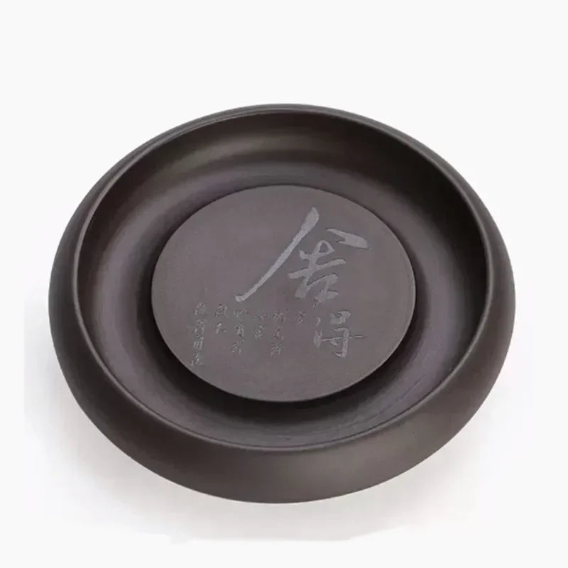 Hand-Woven Rattan Purple Clay Kettle Base Tea Tray Dry Bubble Teapot Cushion Heat Insulation Pot Cushion Tea Set Accessories