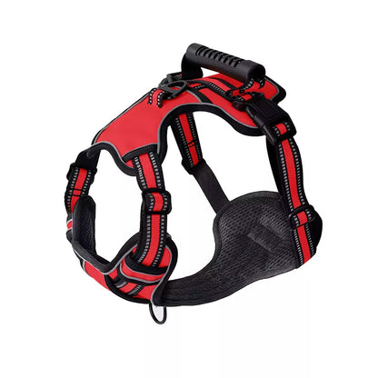 Dog Harness No Pull Breathable Reflective Dog Harness Vest With Handle for Small Large Dogs Outdoor Walking Training Supplies