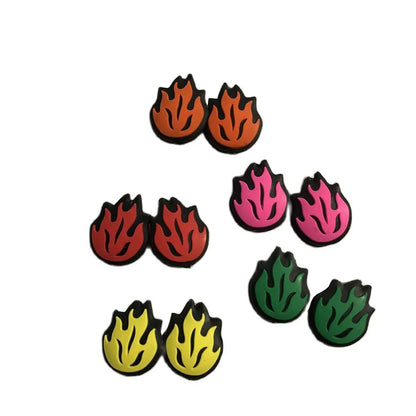 5pcs Fire Tennis Damper Shock Absorber to Reduce Tenis Racquet Vibration Dampeners