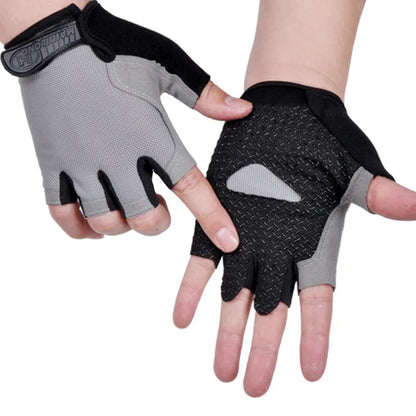 Gym Dumbbell Gloves Men Women Weightlifting Fitness Sport Training Exercise Gloves Non Slip Breathable Half Finger Cycling Glove
