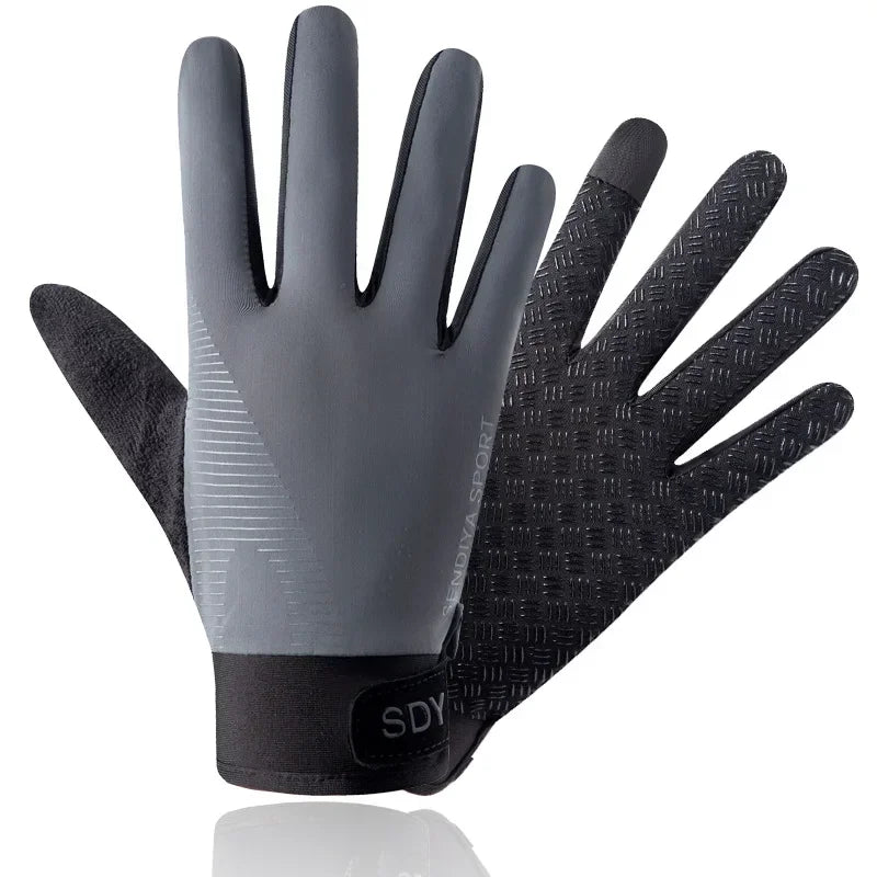 Men Cycling Gloves Full Finger Touch Screen Motorcycle Bicycle Mtb Bike Gloves Gym Training Gloves Outdoor Fishing Hand Guantes